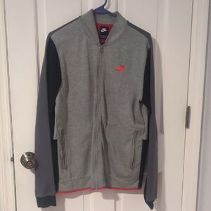 Nike Gray Jacket with Red Lining